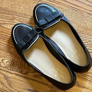 Kate Spade Flats, Black with White accent, size 6M
